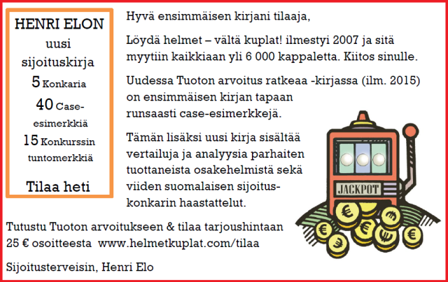 Tuoton arvoitus ratkeaa - Joulutarjous uusille ja vanhoille tilaajille Tuoton arvoitus ratkeaa - Joulutarjous uusille ja vanhoille tilaajille