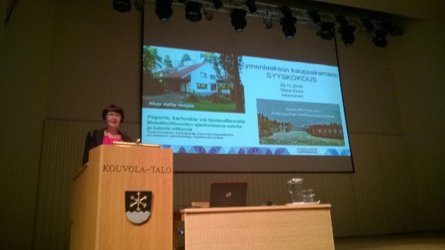 Marja-Leena Joukainen, varapuheenjohtaja, Kouvolan Seudun Kauppakamariosasto. Marja-Leena Joukainen, varapuheenjohtaja, Kouvolan Seudun Kauppakamariosasto.
