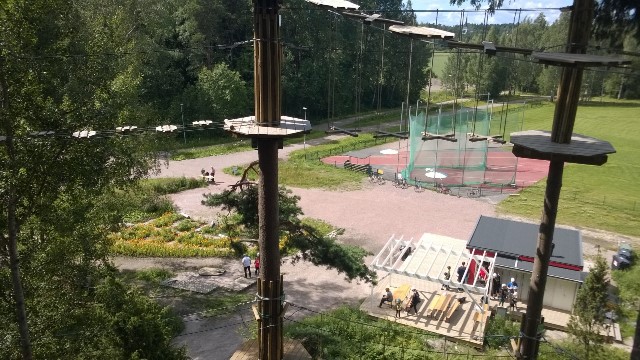 Seikkailupuisto Huippu, Espoon Leppävaara. Kuva: KivaaTekemistä.fi Seikkailupuisto Huippu, Espoon Leppävaara. Kuva: KivaaTekemistä.fi