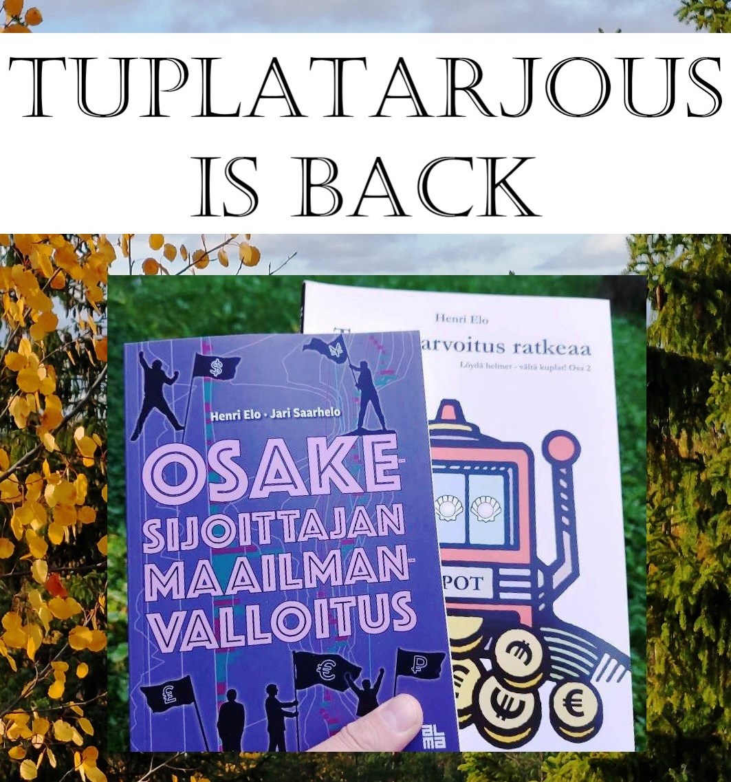 Osakesijoittajan maailman valloitus ja Tuoton arvoitus ratkeaa Osakesijoittajan maailman valloitus ja Tuoton arvoitus ratkeaa