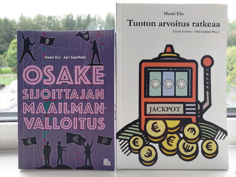 Osakesijoittajan maailmanvalloitus (4. tarkistettu painos 2024) ja Tuoton arvoitus ratkeaa (2015) Osakesijoittajan maailmanvalloitus (4. tarkistettu painos 2024) ja Tuoton arvoitus ratkeaa (2015)